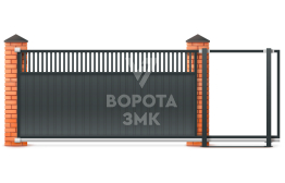 Откатные ворота 4500×2600 4,5 м ЗМК-7908