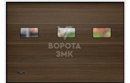 Секционные ворота Doorhan промышленные 2000×5000 ЗМК-3868